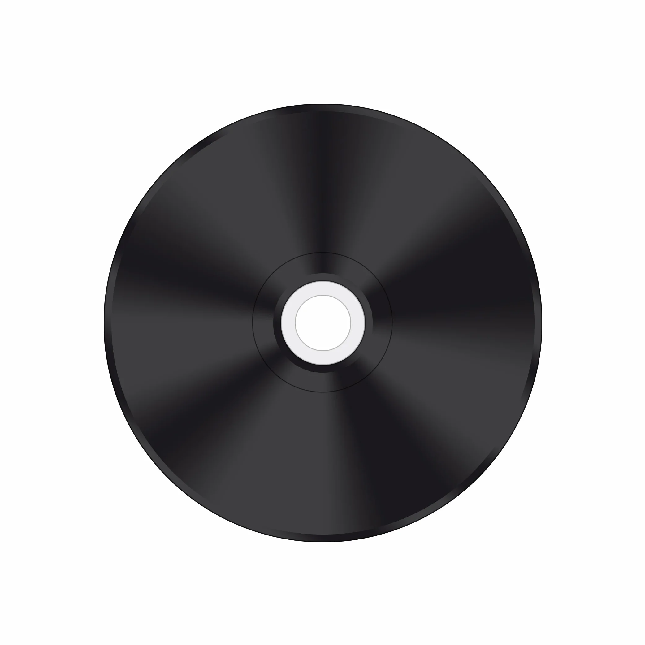 2 x MediaRange MR226 CD-R Rohlinge (100 Stück, 52x High-Speed, 700MB/80 min., Vinyl, Schwarz, bedruckbar)