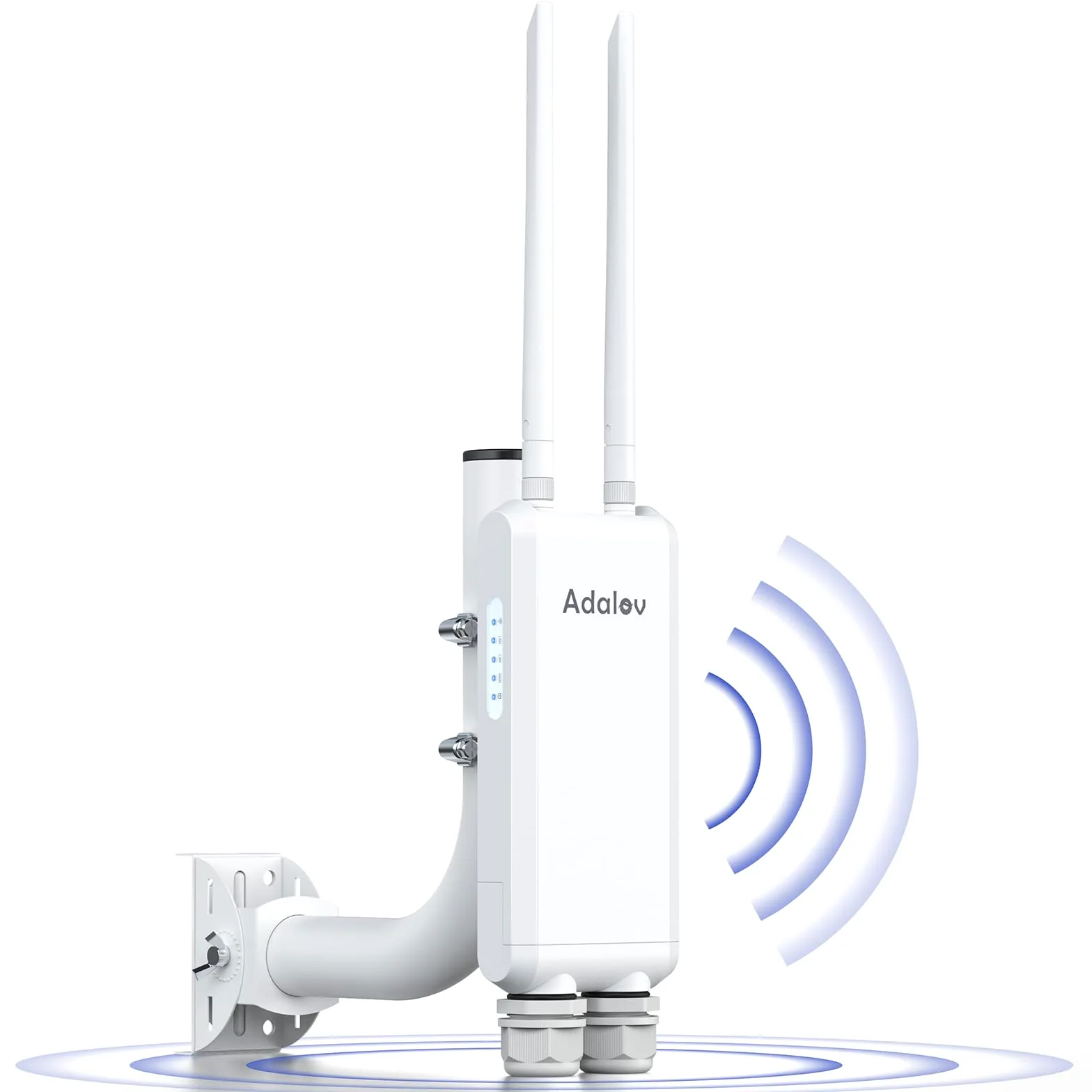 AdaLov Gigabit Outdoor WLAN Access Point 1200 Mbit/s Dualband 2,4/5,8 GHz IP66 wasserdicht 48V PoE