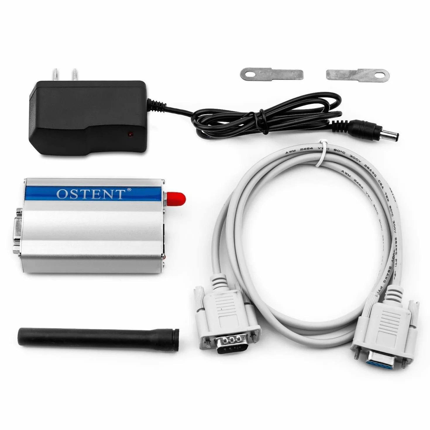 OSTENT GSM Modem mit Wavecom Q2303A Modul COM/RS232/serielle Schnittstelle AT Befehle SMS Sprachanruf EU Steckernetzteil