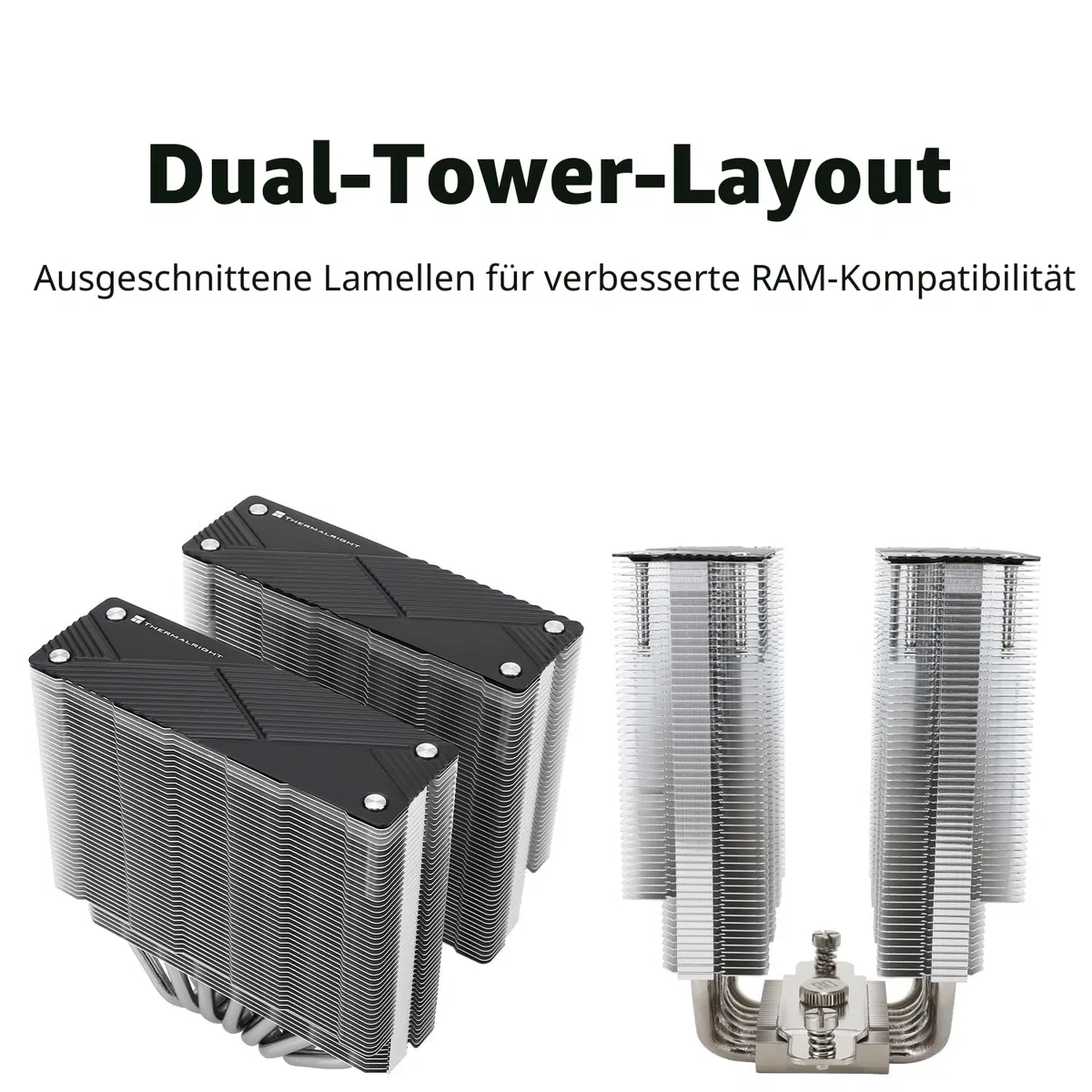 TR Phantom Spirit 120 CPU-Luftkühler, 7 Heatpipes, 157 x 120 x 157 mm, 1500 U/min, 66.17 CFM, für AMD AM4 AM5/Intel 1700/1150/1151/1200, Desktop, Server