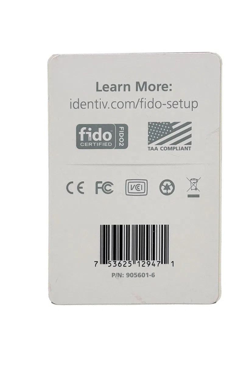 FIDO2 NFC+ Key USB-A Token/Anmeldung/Zwei-Faktor-Authentifizierung | Security Key / (FIDO, FIDO2, U2F, PIV, TOTP, HOTP, WebAuth) – 905601