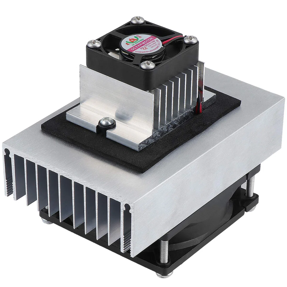 HSEAMALL Thermoelektrisches Peltier-Kühlsystem mit Halbleiter-Kühlsystem, 12 V, Gleichstrom, Leitmodul TEC1-12706 Peltier-Kühler-Kit