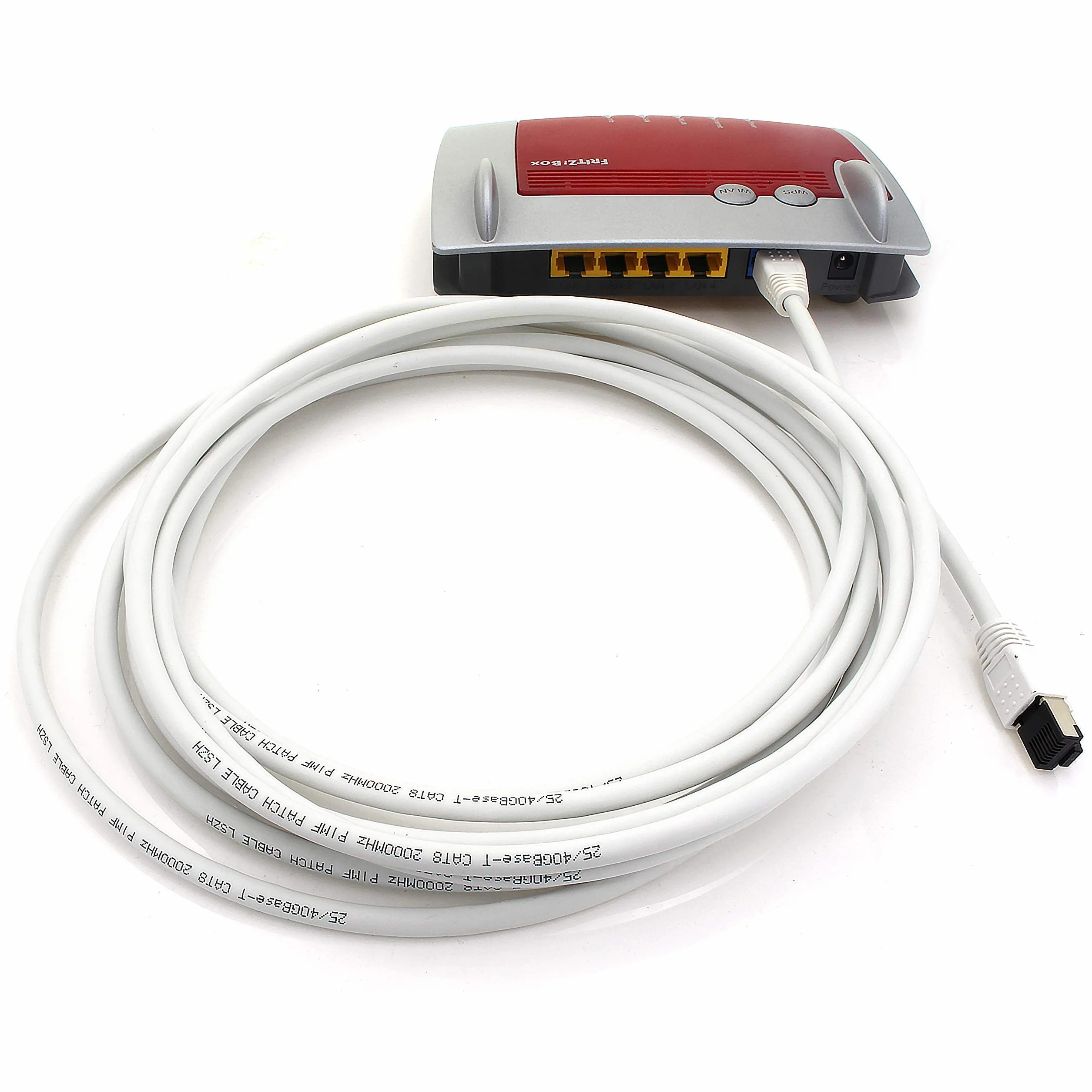 1aTTack.de 1m Cat 8 Netzwerkkabel CAT8 Kabel Weiss - 10 Stück Cat.8 Lan 2000 Mhz 40 Gbit s 40GBase-T Poe+ Patchkabel Ethernetkabel LSZH - 10 x 1 Meter Weiss
