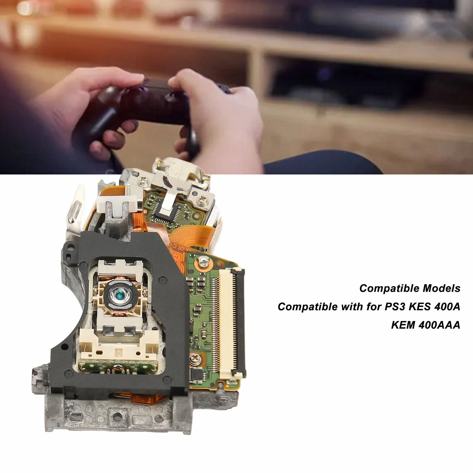 Ersatz-Disc-Laufwerkobjektiv für das Optische Laufwerkobjektiv der KES 400A KEM 400AAA-Spielekonsole