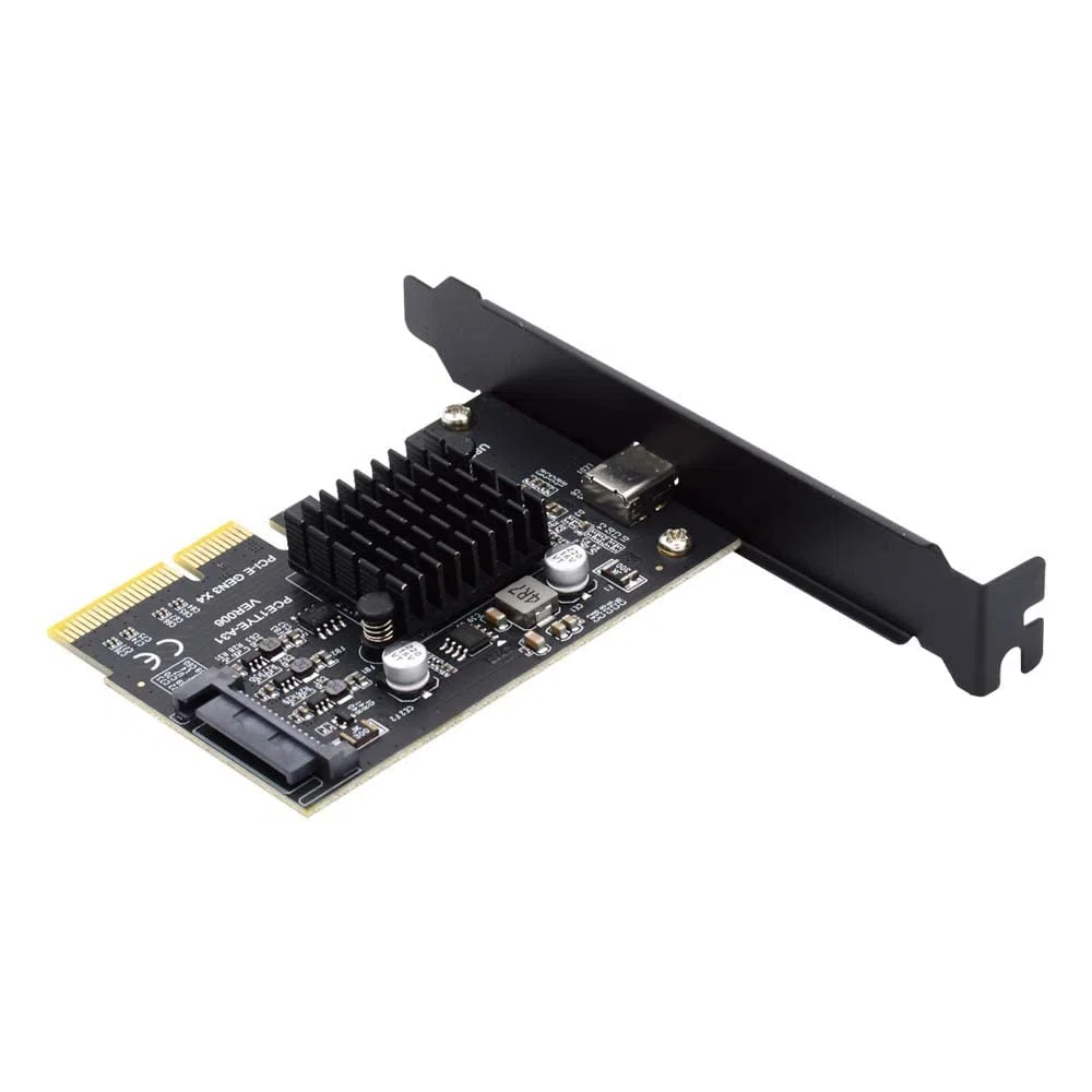 cablecc USB 3.2 Gen2 Typ-C 20Gbps USB-C auf PCI-E 4X Express Card Adapter für Desktop Motherboard