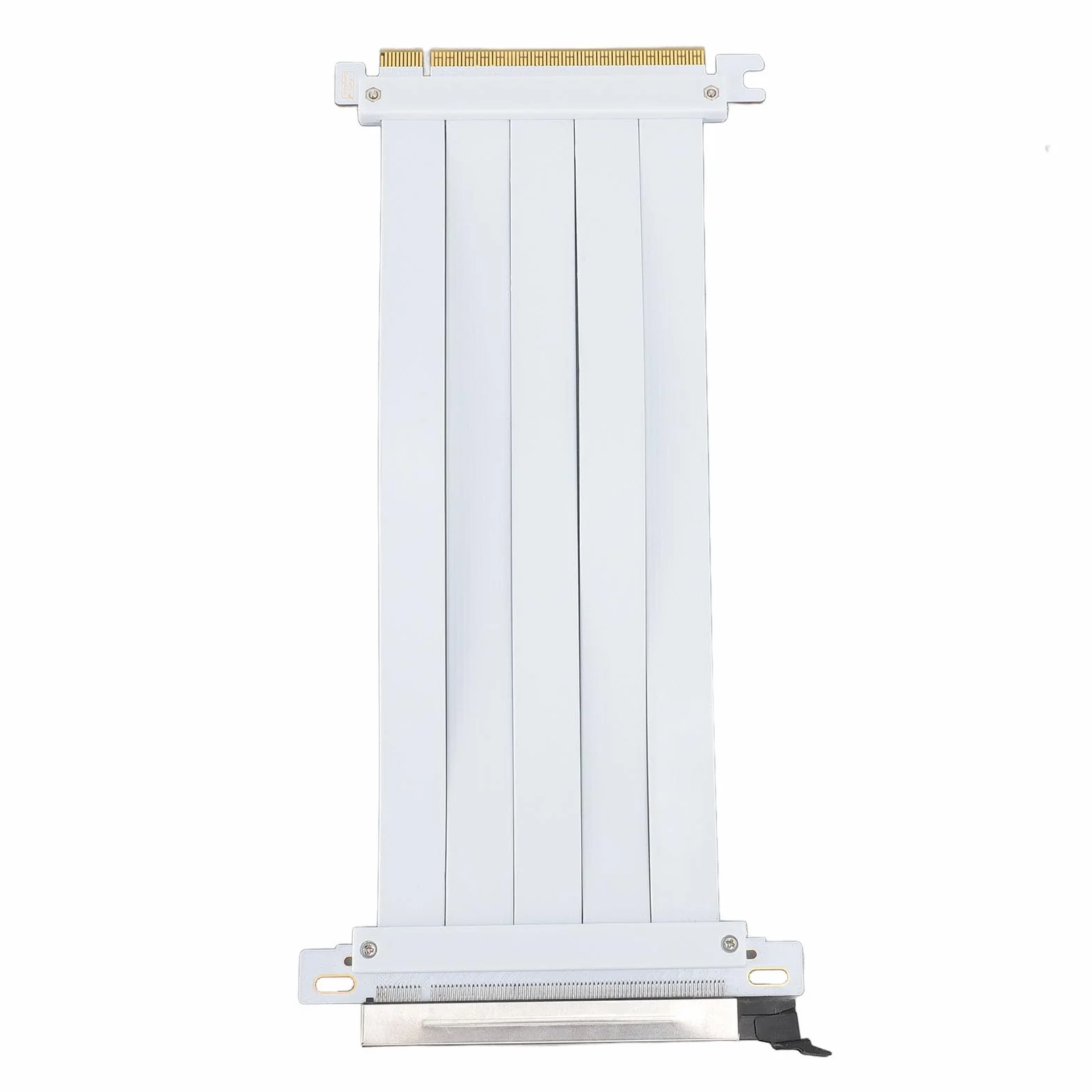 GPU PCIE 5.0 Riser -Kabel Langlebige GPU -Verlängerungskabel Kabel Adapter für AI Anwendungen und Wasserkühlsysteme PCB WEISE (20 cm)