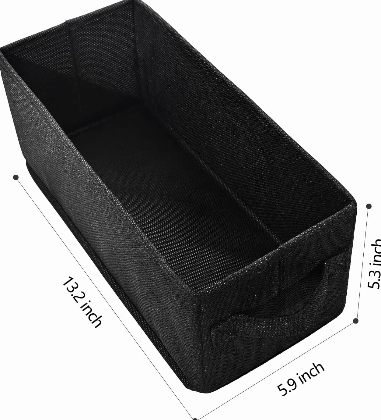 UENTIP CD-Aufbewahrungsbox, 1 Stück, CD-Hülle, 33,5 x 15 x 13,5 cm, Behälter für 240 CDs in vollen Juwelenhüllen, 480 CDs in schlanken Hüllen und 1320 CDs in CD-Hüllen (black, 8pack-black)
