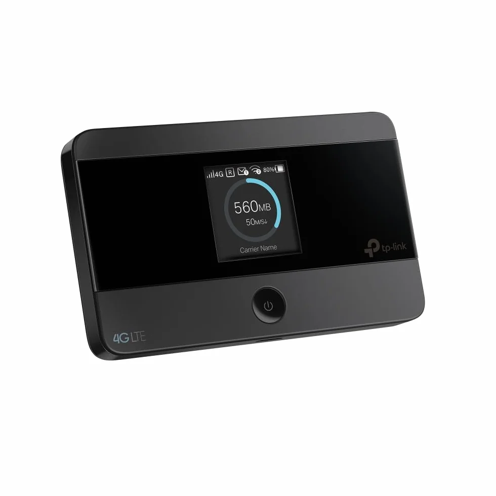 TP-Link M7352 Mobiler 4G-LTE-WLAN-Router mit bis zu 150 Mbit/s, Farb-LCD-Display, 2100-mAh-Akku (bis zu 10 Stunden Betriebszeit), verbindet bis zu 10 Geräte gleichzeitig