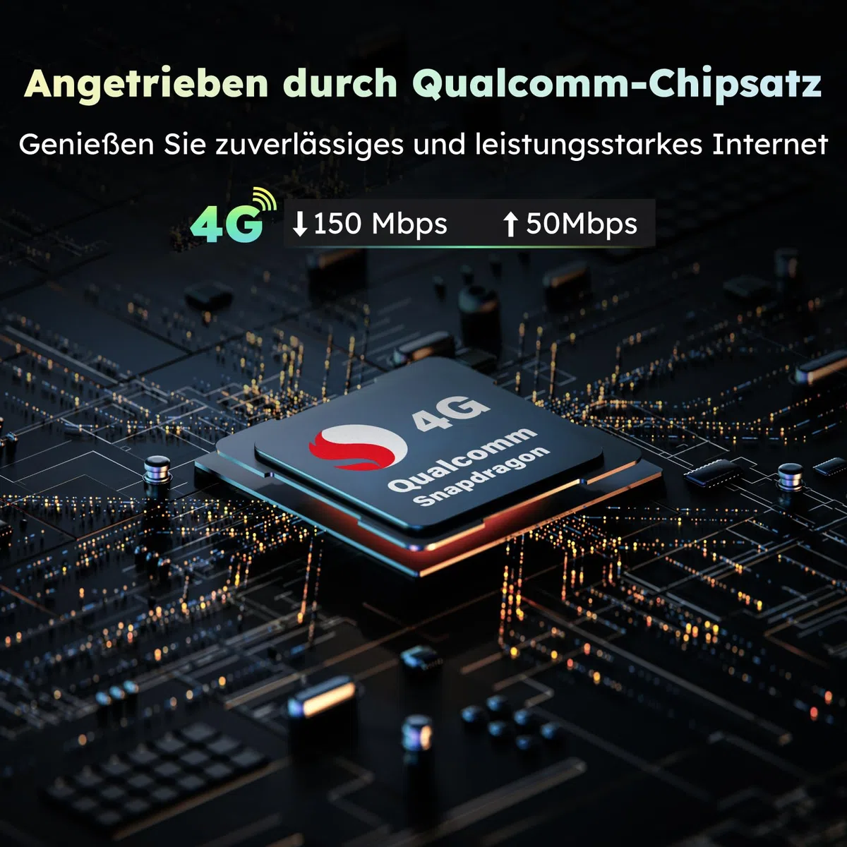 GlocalMe U3 4G Mobiler WLAN Router, Keine SIM-Karte nötig, MiFi Hotspot mit 30GB Europa Daten Daten, Verfügbar in über 200 Ländern, tragbares WLAN für unterwegs ohne vertrag