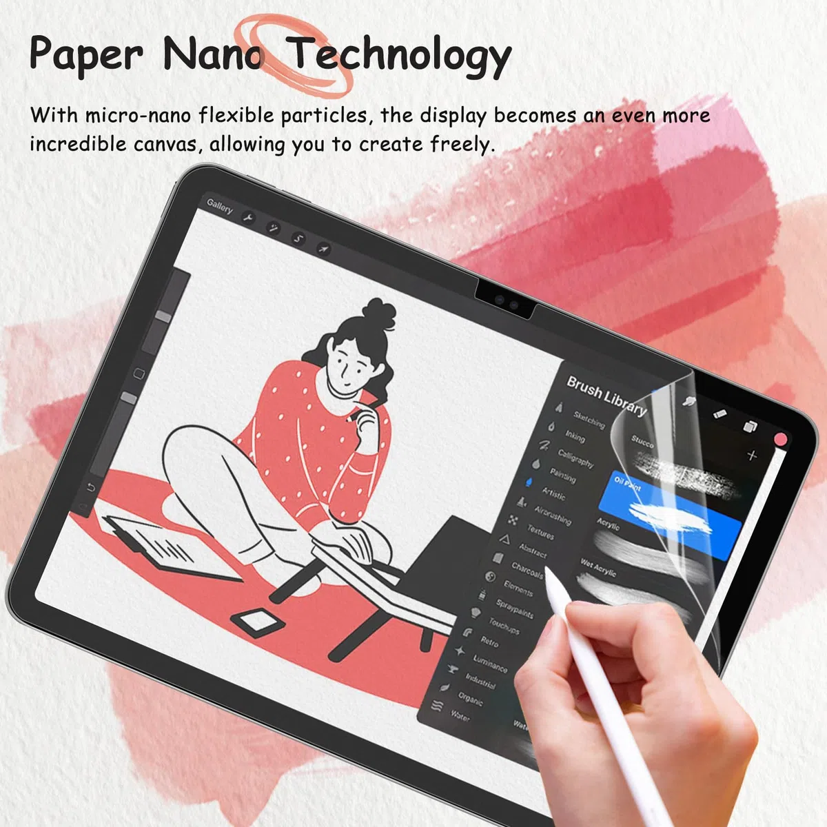 BERSEM 2 Stück Papier Schutzfolie Kompatibel mit iPad (A16) 11./10. Gen (2025/2022) & iPad Air 11 Zoll M4/M3/M2 (2026/2025/2024), Mattes PET Folie zum Zeichnen, Blendschutz, Schreiben wie Papier
