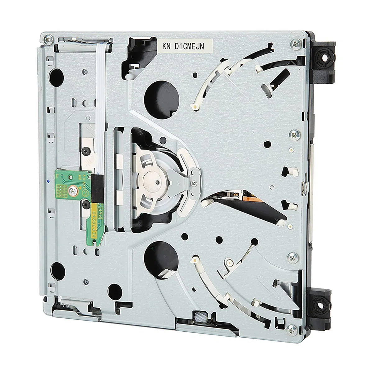 DVD-Laufwerk-Ersatzteil für D2E-Konsole, ABS-Original-Reparatur, Disc-Laufwerk-Ersatz-Kit mit Öffnungswerkzeug