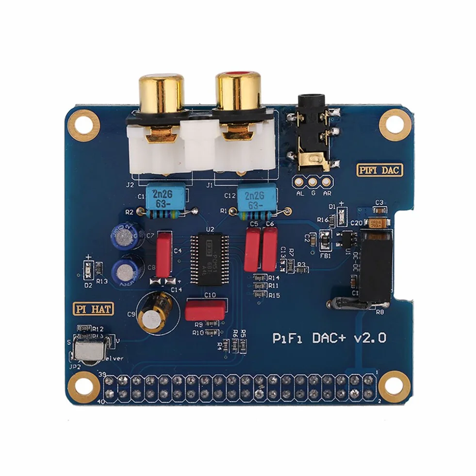 Tonysa Digitale Audiokarte für, HiFi Digi DAC und HiFi Digi Audio Soundkarte für 3 Modell B / 2B / B.