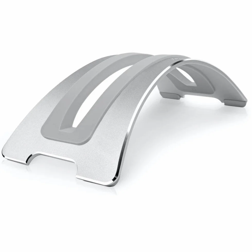 Twelve South BookArc for MacBook | Space-Saving Vertical Stand to Organize Work & Home Office for Apple MacBooks, *Now Compatible with M1 MacBooks* (Silver)