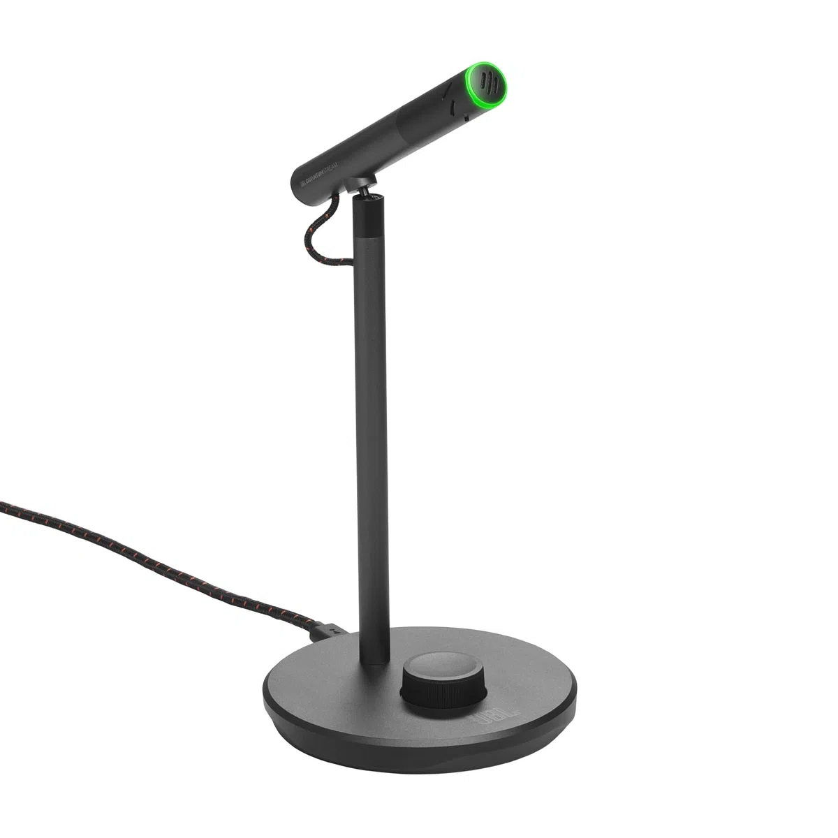 JBL Quantum Stream Talk – USB-Mikrofon mit einfachem Kondensator und super-kardioidem Aufnahmemuster für Streaming, Aufnahmen und Gaming – Schwarz