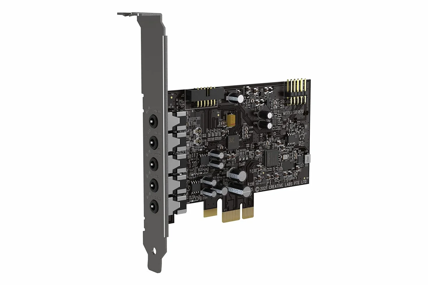 Creative Sound Blaster Audigy Fx V2 Aufrüstbare hochauflösende interne PCI-e-Soundkarte mit diskretem 5.1-Sound und virtuellem Surround, Scout Mode, SmartComms Kit für PC