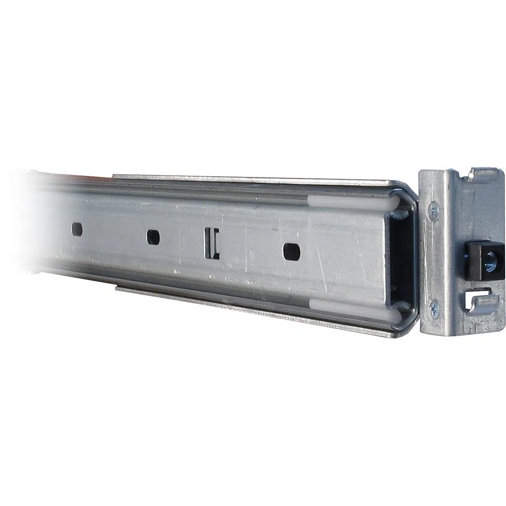 Inter Tech 26" Teleskopschienensatz 1U 650 mm Silber