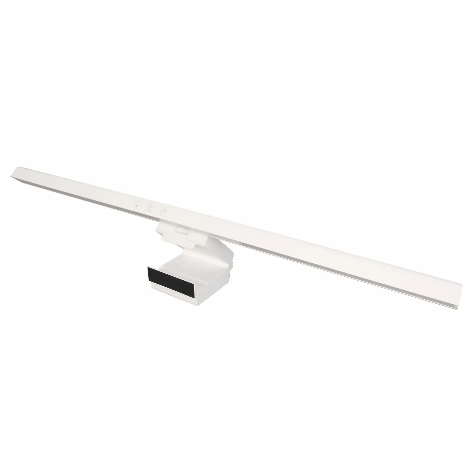 Ejoyous PC Lampe Bar 50cm, LED Laptop Beleuchtung Monitorlampe Kabellose Pc Büro Lampe Computer Bildschirmlampe Clip Verstellbar Helligkeit und Farbtemperatur Anti-blaues (White)