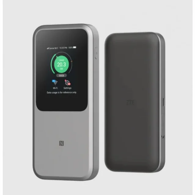 ZTE U50 Pro 5G Tragbarer WiFi 6 3600Mbps Hotspot-Router mit SIM-Kartensteckplatz 10000mAh 27W Schnellladung