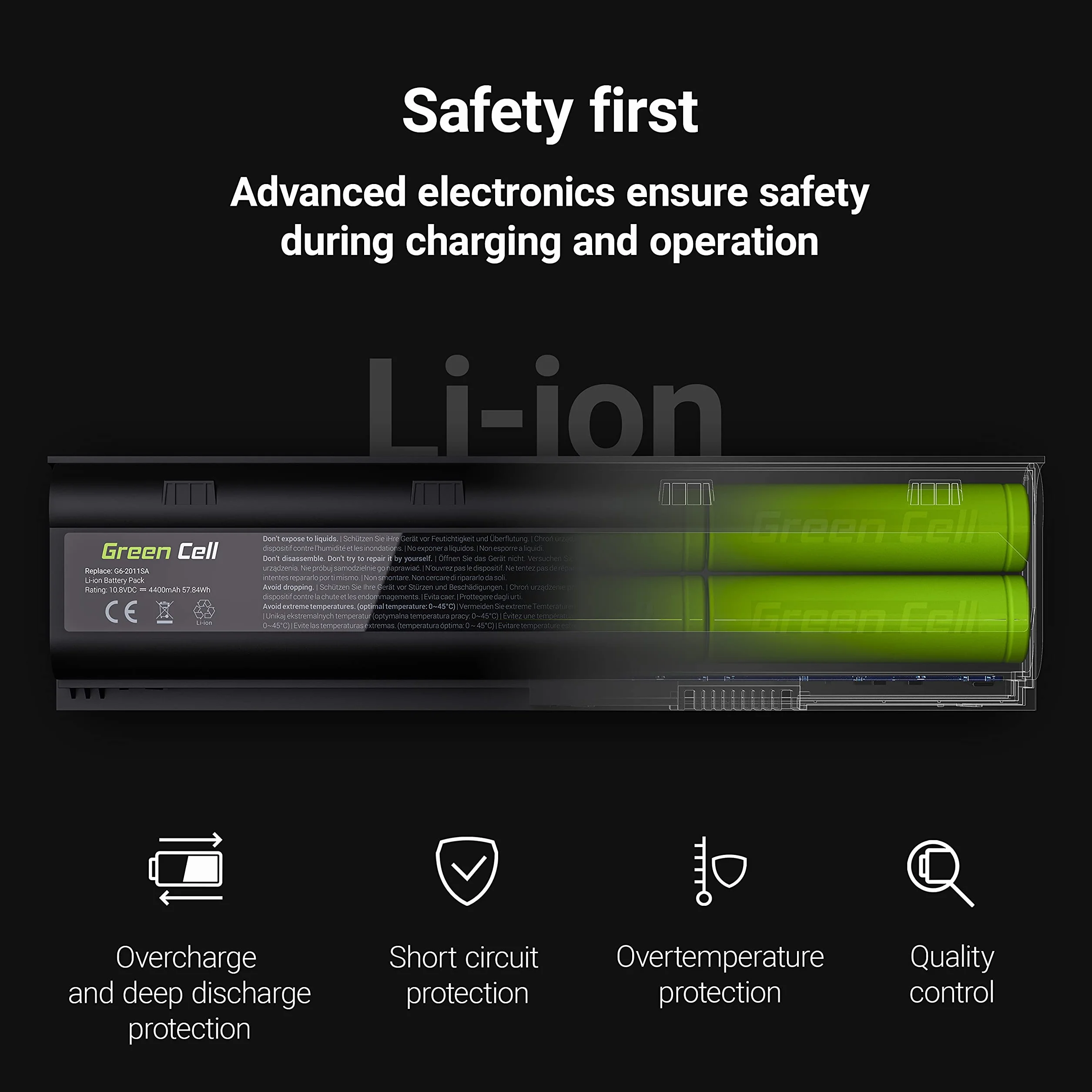 Green Cell FPCBP416 FPCBP405 FPCBP429 FPCBP434 Laptop Akku für Fujitsu LifeBook E733 E734 E736 E743 E744 E746 E753 E754 E756 A357 A514 A544 A555 A557 AH544 AH564 E544 E554 E556 E557 S937 S938