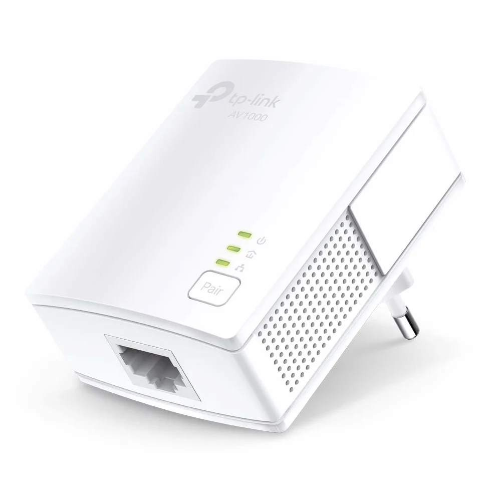 TP-Link Powerline Adapter Set TL-PA717 KIT(1000Mbit/s, Gigabit-Port, Plug&Play, Kompatibel mit Allen HomePlug AV/AV2 Powerline Adaptern, Ideal für Media-Streaming