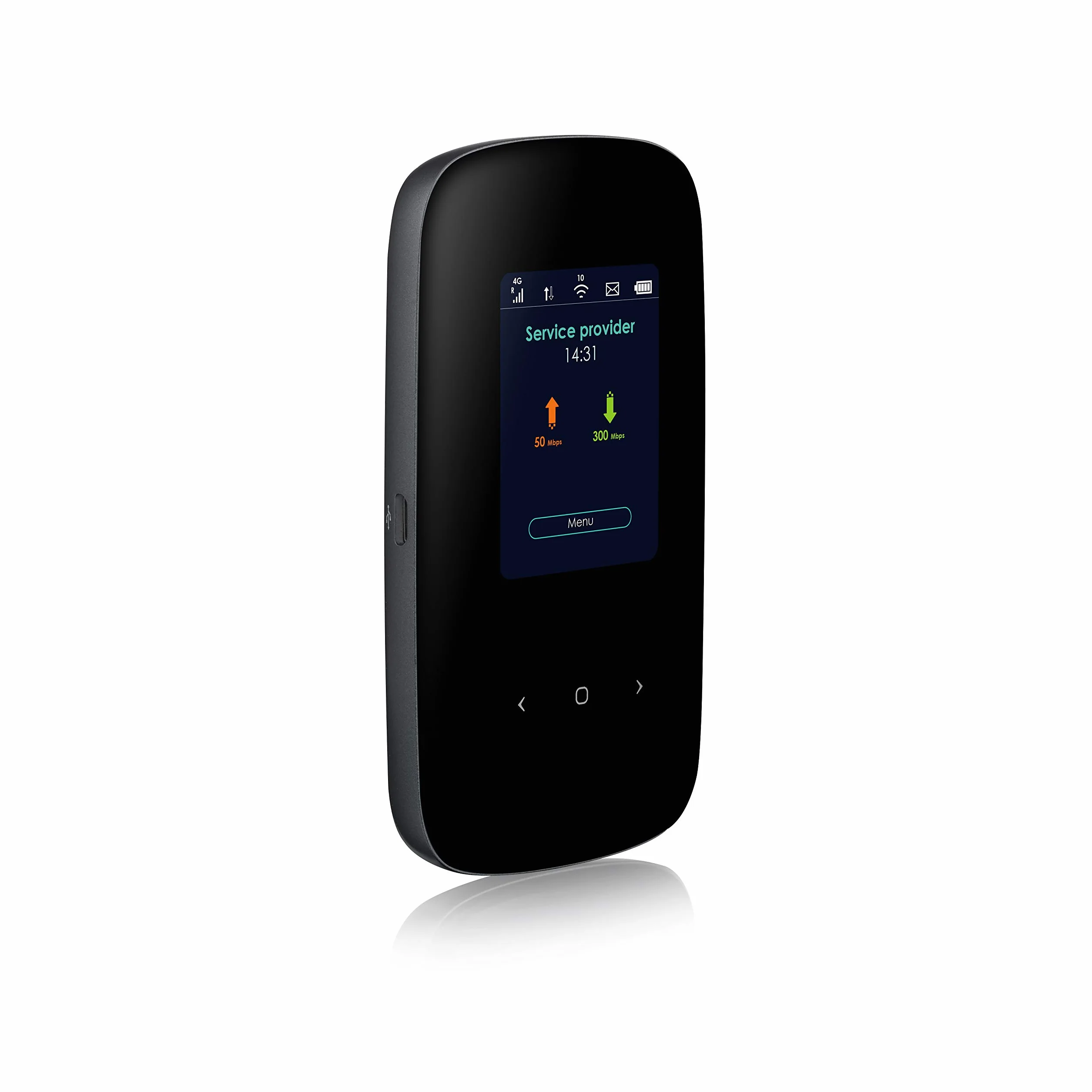 Zyxel 4G LTE-A Mobile WiFi Hotspot, Download-Geschwindigkeit bis zu 300 Mbit/s, Dual-Band WLAN für bis zu 32 Geräte, Akkulaufzeit für den ganzen Tag [LTE2566-M634]
