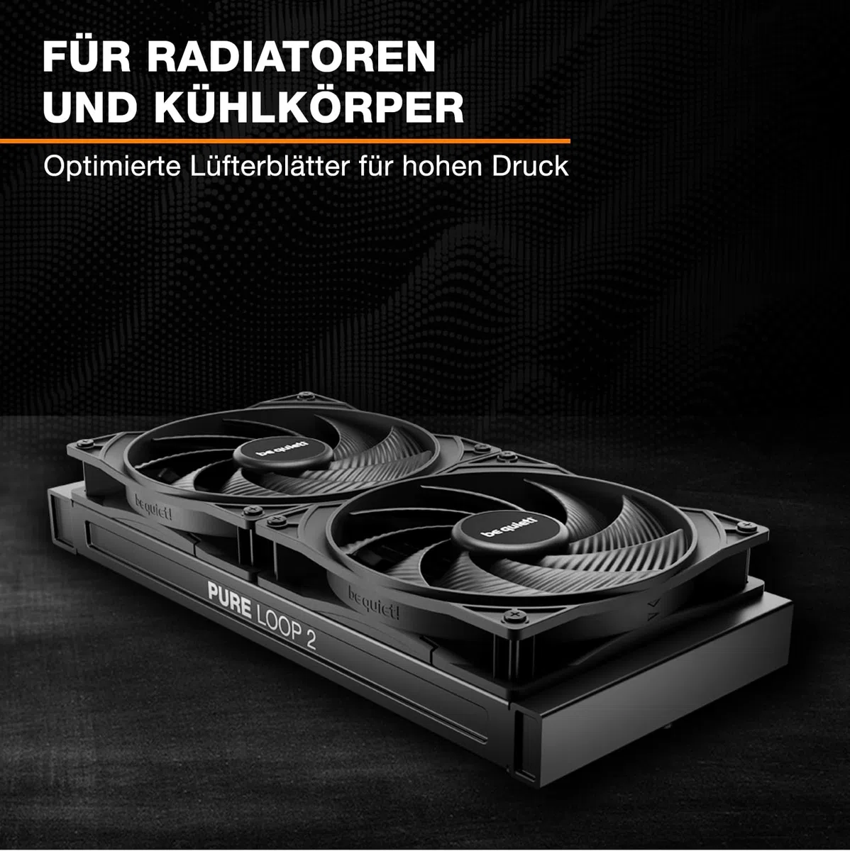 be quiet! Pure Wings 3 120mm PWM high-speed Lüfter, 3 Lüfter enthalten, hohe Höchstgeschwindigkeit, niedrige Mindestdrehzahl, optimierter Lüfterrahmen, außergewöhnlich hoher Luftdruck, sehr leise