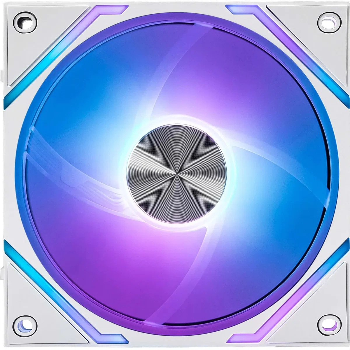MSI MPG EZ120 ARGB WHITE Lüfter - 1x 120 mm ARGB-Lüfter, fluiddynamisches Lager mit zusätzlicher Mutterbefestigung, Mystic Light & Cooling Wizard Unterstützung mit MSI Mainboards