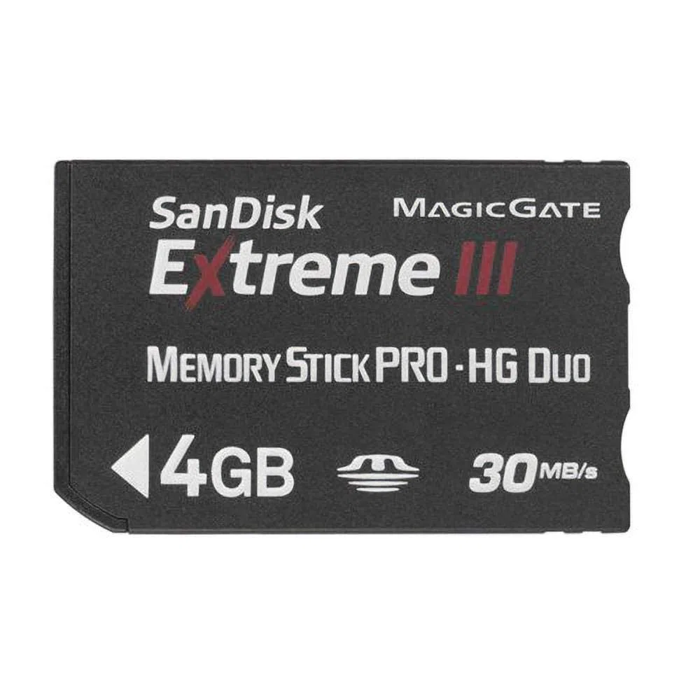 SanDisk Memory Stick Pro-HG Duo Extreme III 4GB Speicherkarte (original Handelsverpackung)