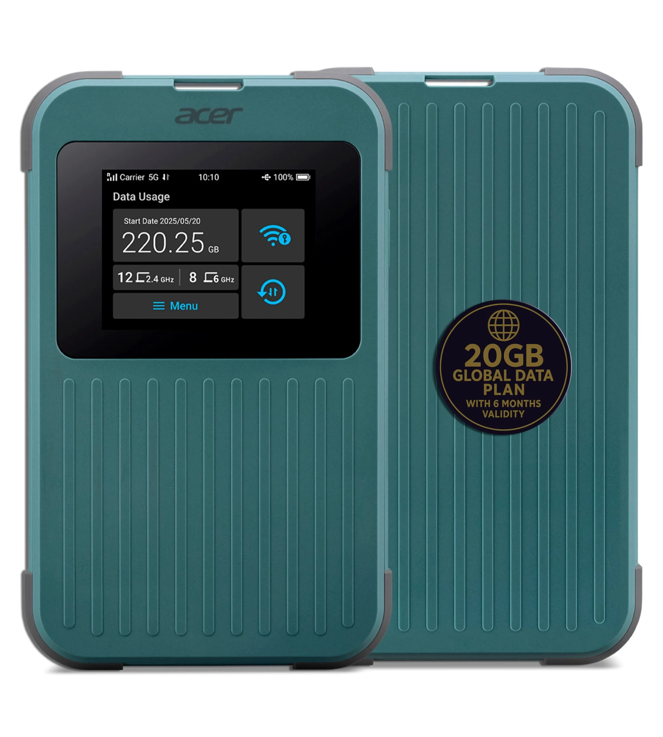 acer Connect M4 - Mobiler Hotspot - 5G LTE - Wi-Fi 5, Wi-Fi 6