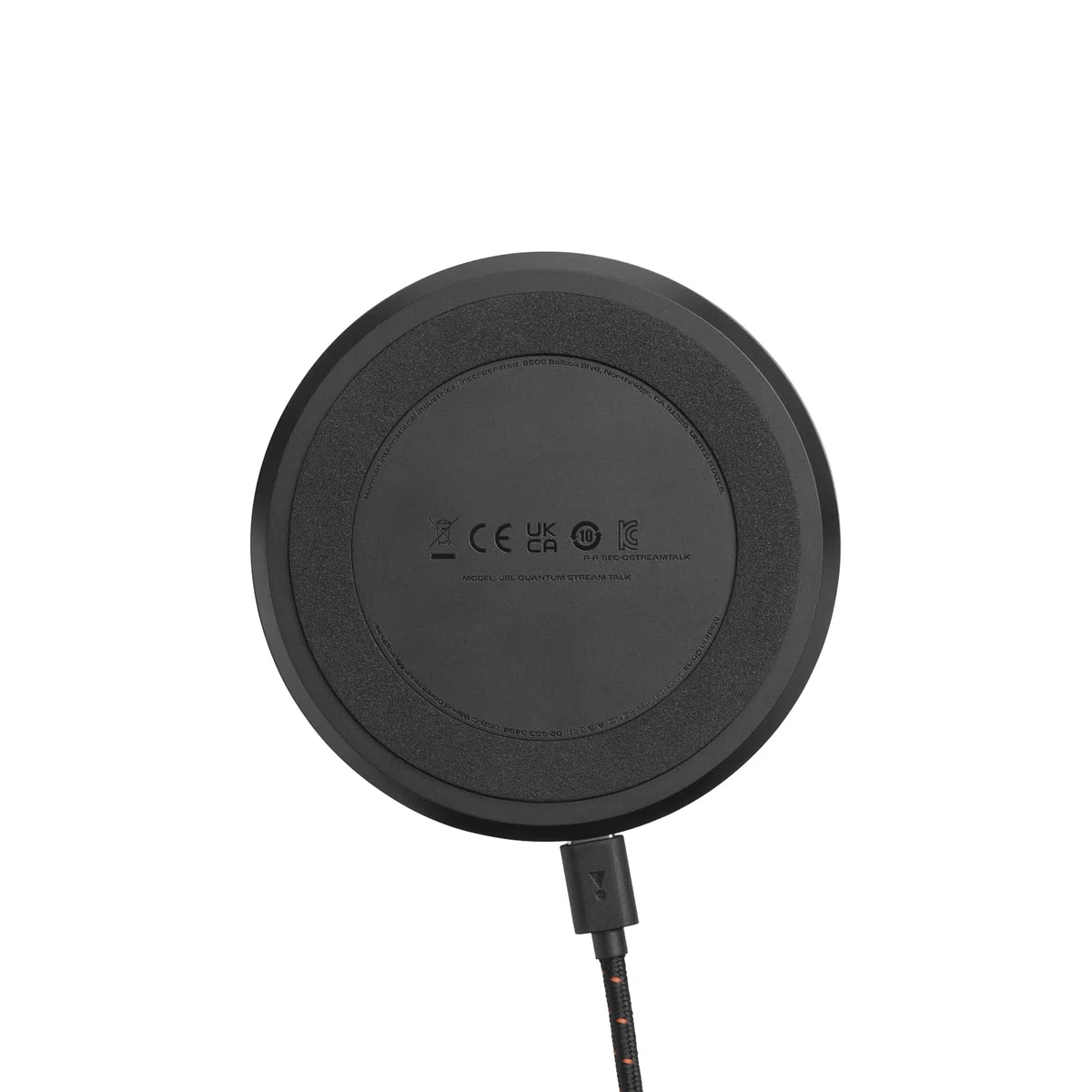 JBL Quantum Stream Talk – USB-Mikrofon mit einfachem Kondensator und super-kardioidem Aufnahmemuster für Streaming, Aufnahmen und Gaming – Schwarz