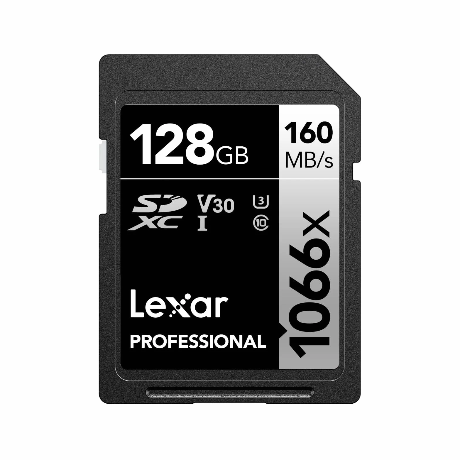Lexar Professional 1066x SD Karte 128 GB, SDXC UHS-I Speicherkarte mit Einer Lesegeschwindigkeit von bis zu 160 MB/s, V30/U3/C10 für DSLR Kameras und HD Camcorder