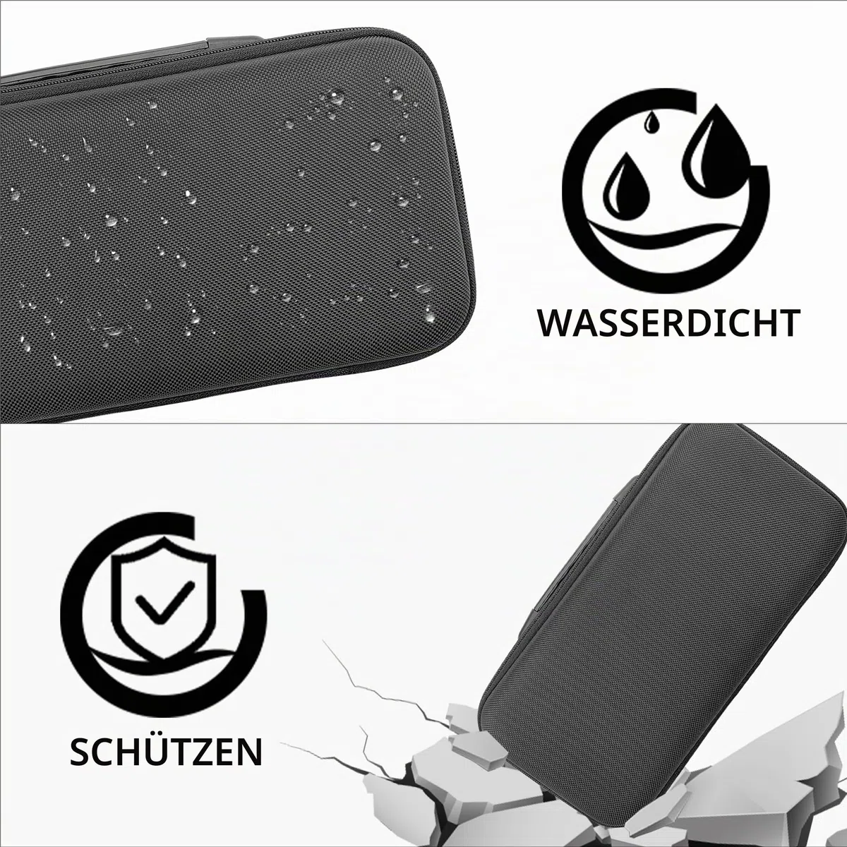 Musiin Premium Mac Hülle mit Riemen in ultimativem Schutz Kompatibel mit 2024 Mac Mini M4/Mac mini M4 Pro Hülle, reisebereit für Magic Mouse, Magic Keyboard, Magic Trackpad und Zubehör.