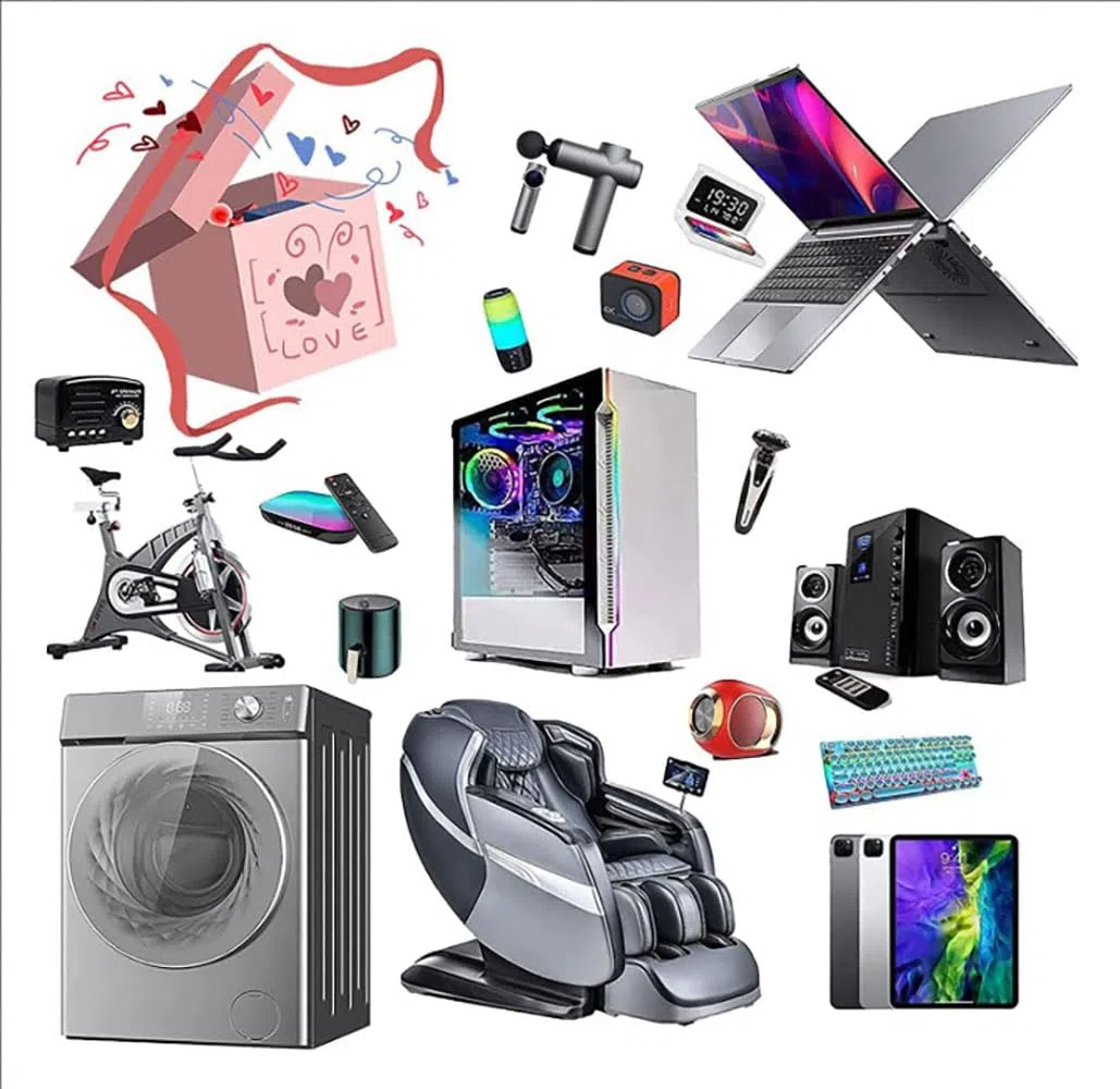 2026 Retourenpakete auf Paletten, 4-29 STK. Elektronik Geschenkset Kaufen Outlet Shop Schwarz,evg6