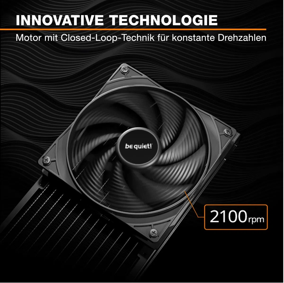 be quiet! Pure Wings 3 120mm PWM high-speed Lüfter, 3 Lüfter enthalten, hohe Höchstgeschwindigkeit, niedrige Mindestdrehzahl, optimierter Lüfterrahmen, außergewöhnlich hoher Luftdruck, sehr leise