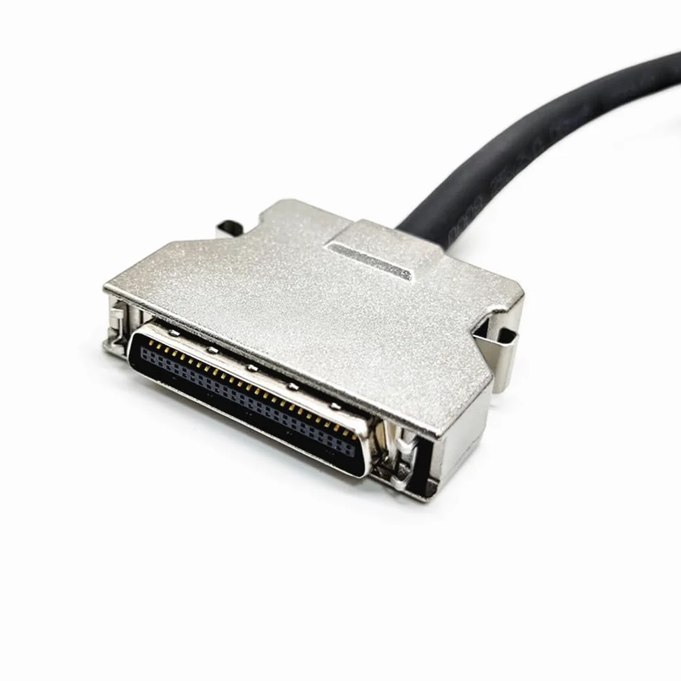 Elecbee SCSI 50-poliger männlich auf männlich, Splitter, verriegelt Stecker auf Verriegelung, Buchse für Kabel, 1 meter