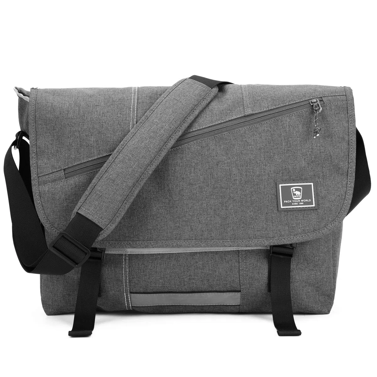 OIWAS Umhängetaschen Herren Groß, Messenger Bag für 14 15.6 Zoll Laptop Männer Kuriertasche Damen Arbeitstasche Laptoptasche Aktentasche Business Büro Uni Reise Alltag