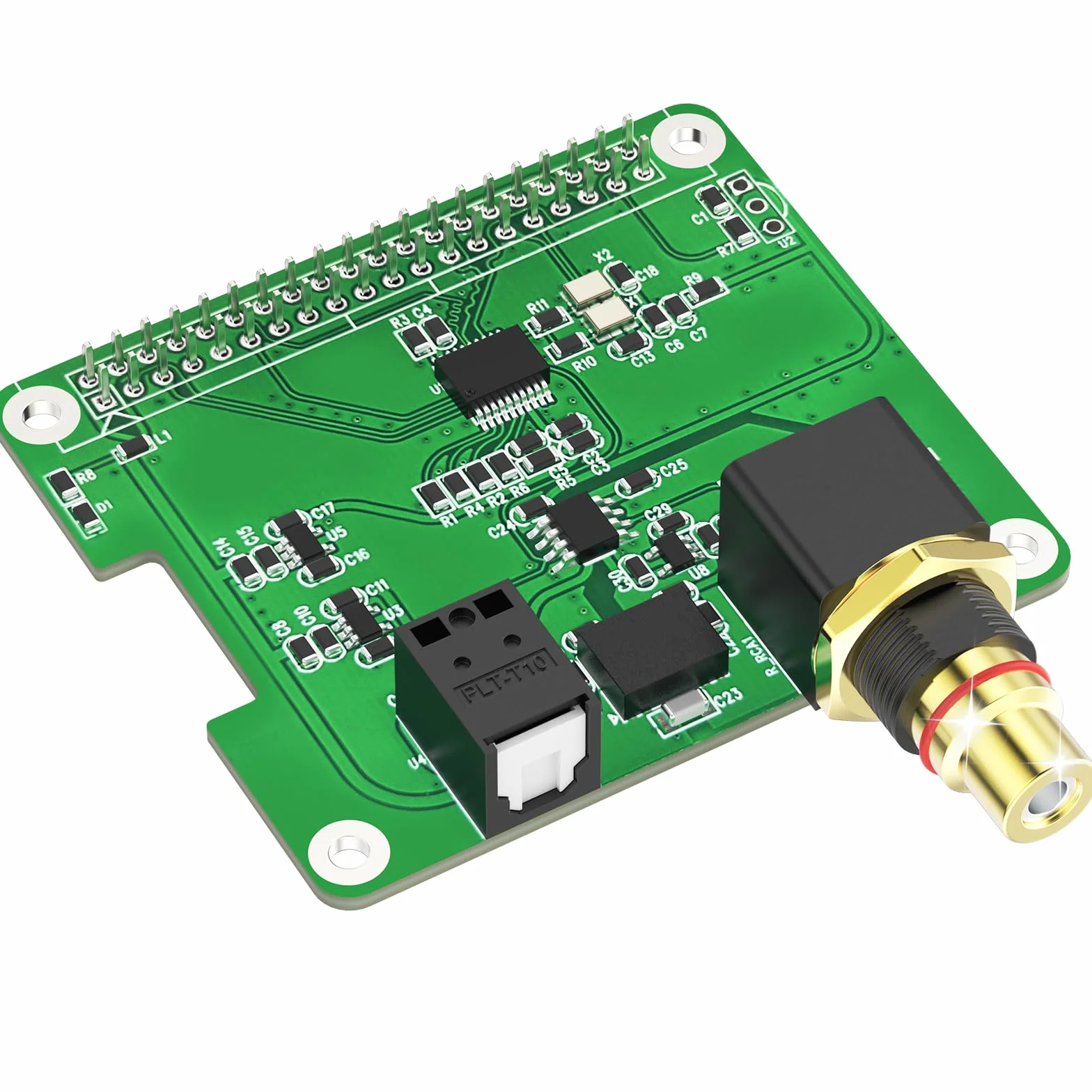 InnoMaker Digi One HAT für die gesamte Raspberry Pi-Serie, S/PDIF(IEC60958-3) Digitale Audiokarte für HiFi-Sound