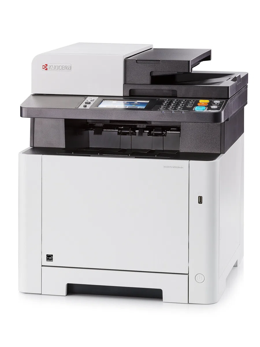 Kyocera Ecosys M5526cdw Farblaser Multifunktionsgerät WLAN: Drucker Scanner Kopierer, Faxgerät. Multifunktionsdrucker inkl. Mobile-Print-Funktion.