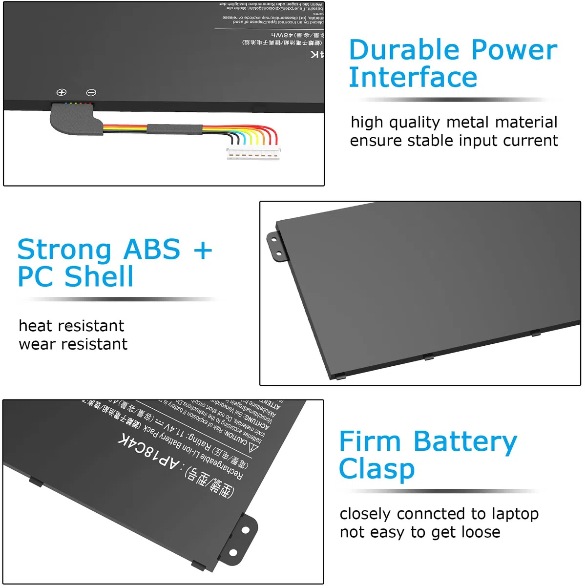 AP18C4K Laptop Akku Kompatibel mit Aspire 5 A515-43 A515-43G A515-44 A515-44G Spin 3 SP314-54N SP314-54N-54XS A515-43G-R05T A515-43G-R1SJ A514-52G-521W A515-44G-R26L A515-43-R057
