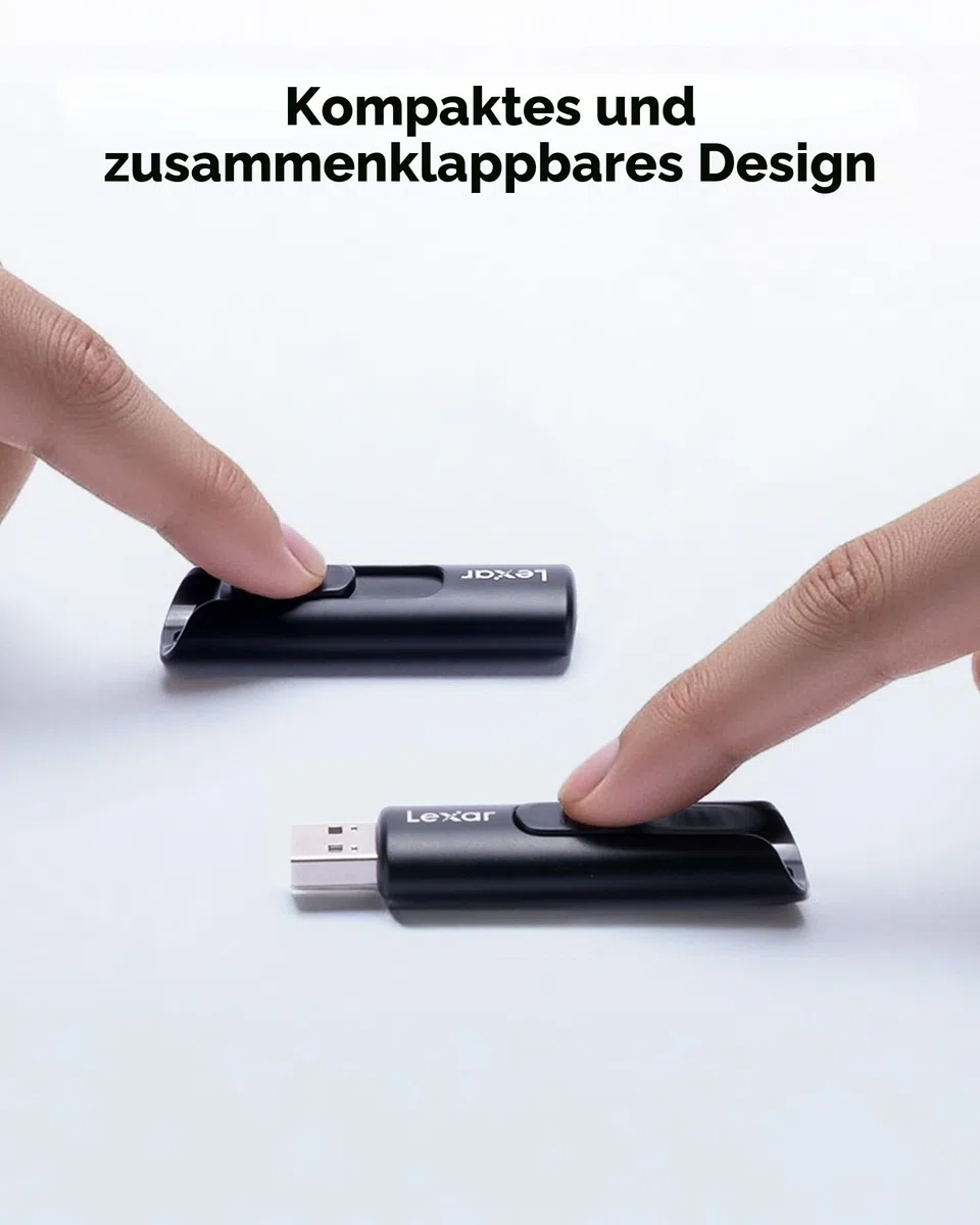 Lexar 64GB 3er-Pack Flash-Laufwerk A30E USB 3.2 Gen 1, USB-Laufwerk mit bis zu 100MB/s, Speichererweiterung und -sicherung für PC- und Mac-Systeme
