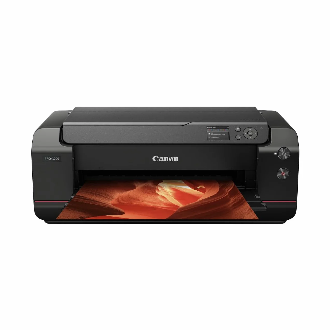 Canon imagePROGRAF PRO-1000 (DIN A2 Druck randlos, 12-Tintensystem, WLAN, LAN, 7,5 cm Farbdisplay), schwarz