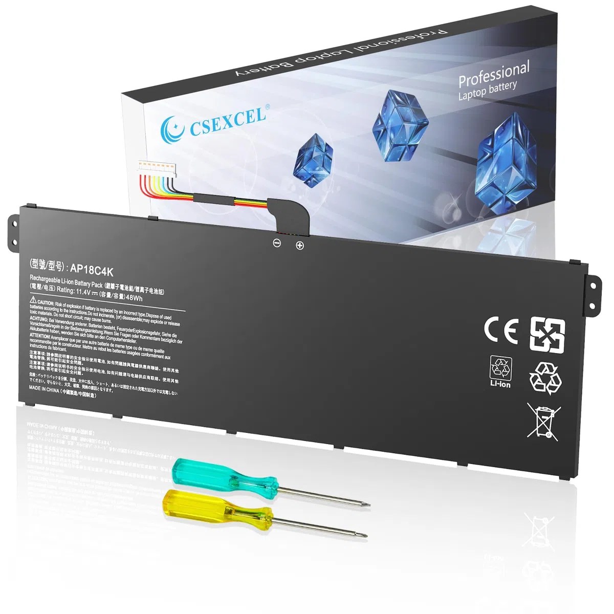 AP18C4K Laptop Akku Kompatibel mit Aspire 5 A515-43 A515-43G A515-44 A515-44G Spin 3 SP314-54N SP314-54N-54XS A515-43G-R05T A515-43G-R1SJ A514-52G-521W A515-44G-R26L A515-43-R057