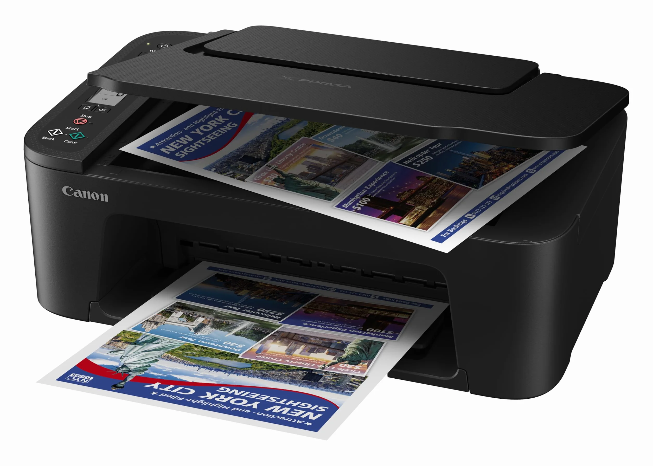 Canon PIXMA TS3750i: Drahtloser Farbtintenstrahldrucker, A4, drucken, kopieren, scannen. Kompatibel mit PIXMA Print Plan, randloses Fotodrucken, ideal für Home-Office und Smartphones