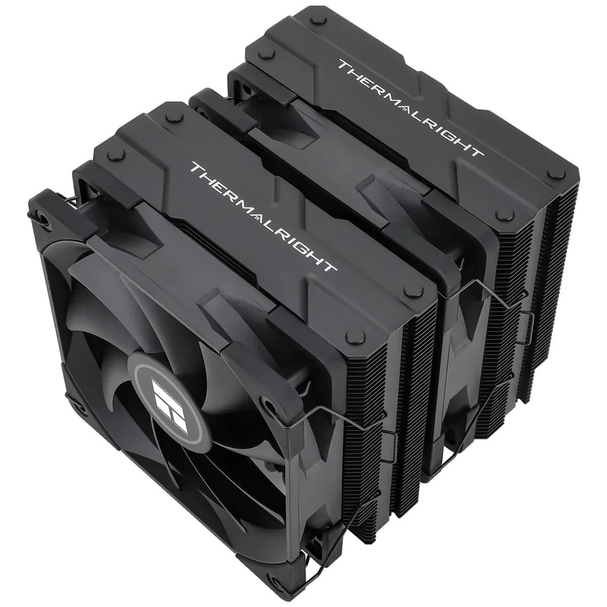 TR Peerless Assassin 120 Black CPU-Luftkühler, 6 Heatpipes, Dual TL-C12B 120mm PWM Lüfter, AGHP-Technologie, für AMD AM4 AM5,Intel 1700/1150/1155/1200/2011