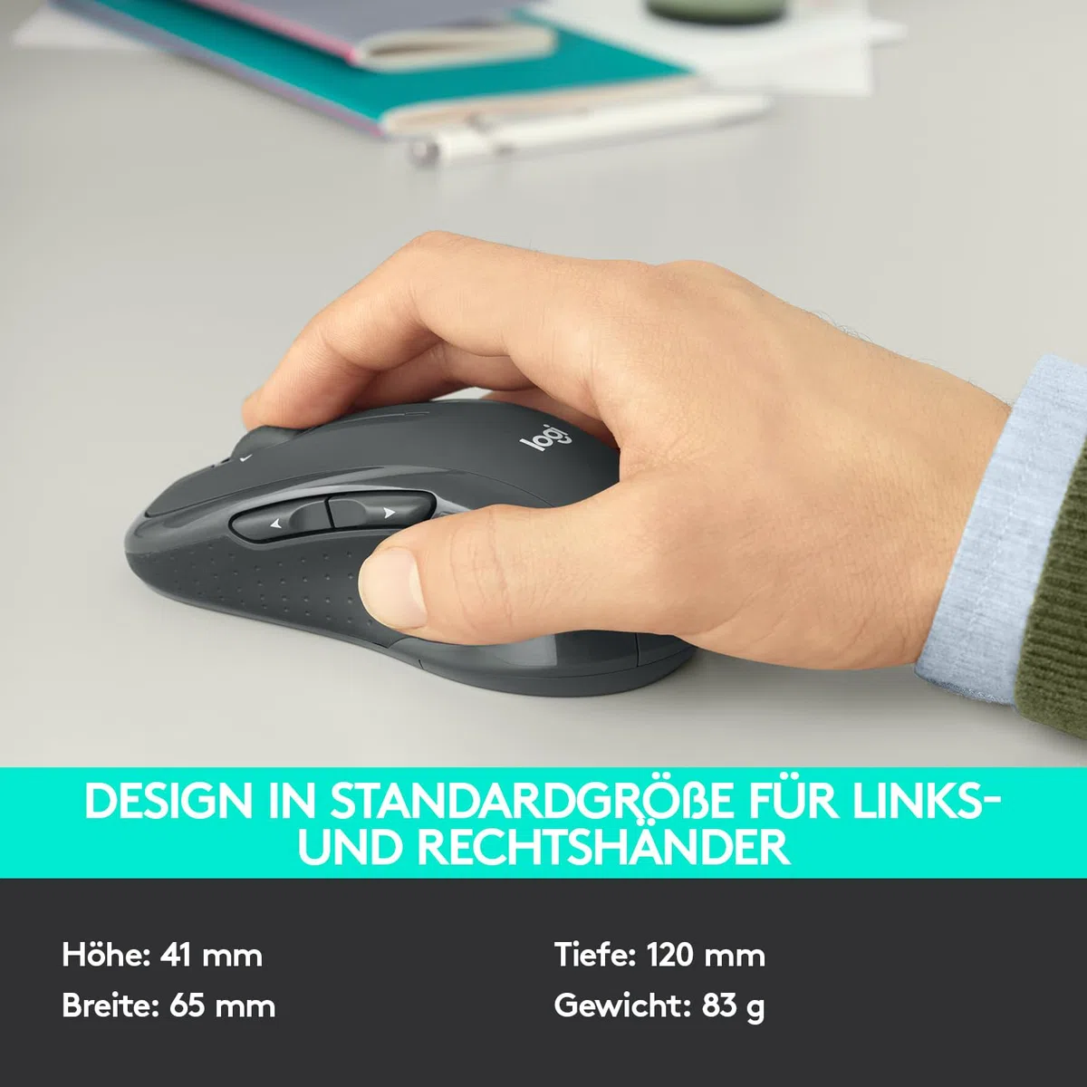Logitech MK545 Advanced Tastatur-und-Maus-Set kabellos 2,4 GHz Deutsch