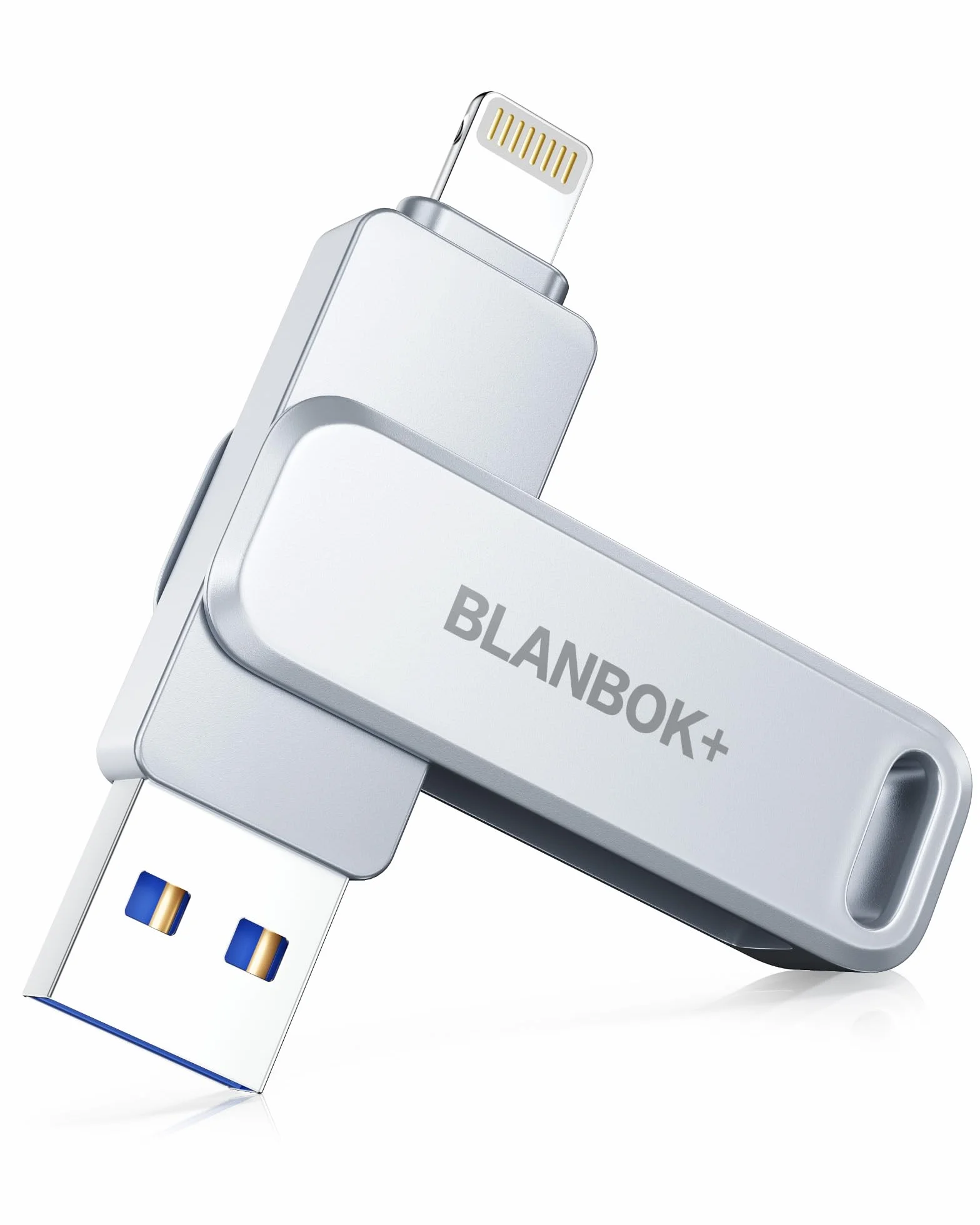 Apple MFi-zertifizierter USB Stick 128G für iPhone, Externer iPhone Stick Speicherstick USB External Memory Stick für iPhone Photostick Lightning Backup für iPhone/iPad/Android/PC
