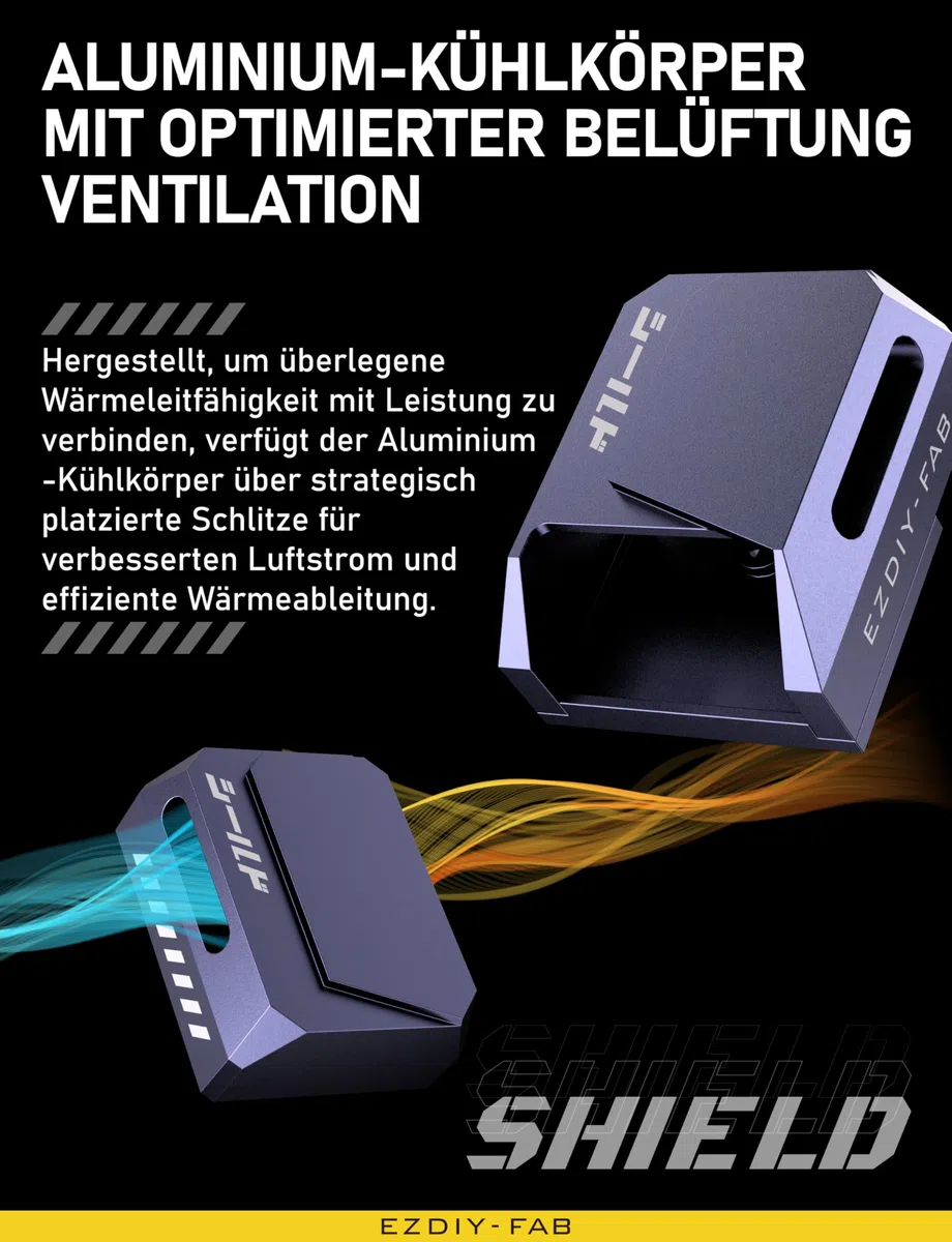 EZDIY-FAB PCIe 5.1 Adapter-600W 12+4pin,16pin 12VHPWR GPU Stecker,12V-2x6 GPU Adapter,Rechter 180 Grad Winkel-Kompatibel mit RTX 3090Ti,4070Ti,4080,4090 GPUs-RVS Typ,Lila,1Pack