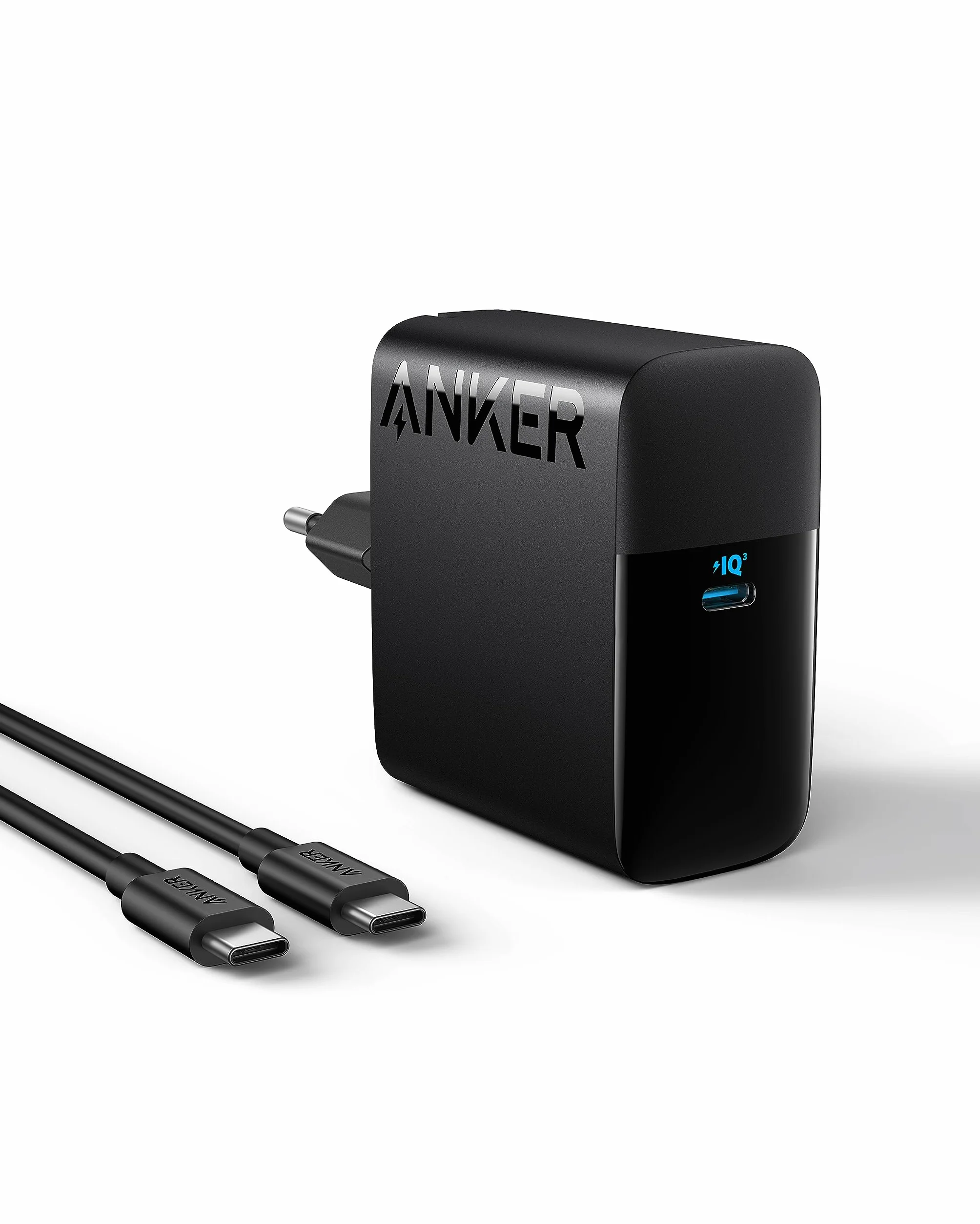 Anker 100W USB C Ladegerät, PIQ 3.0 Kompaktes Schnellladegerät, USB C Netzteil für MacBook Pro, MacBook Air, iPad Pro,iPhone 17/16/15 Series, Samsung Galaxy