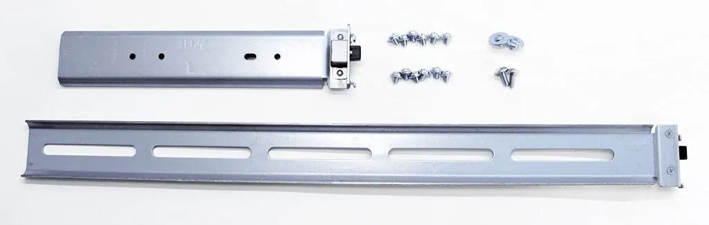 Inter Tech 26" Teleskopschienensatz 1U 650 mm Silber