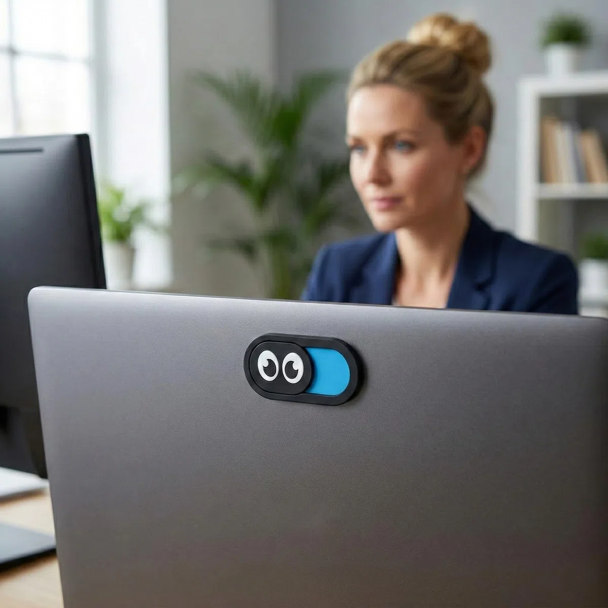 Ultradünne Kameraschutzhülle, Webcam Abdeckung, Geeignet für Laptops, Smartphones und Tablets, Objektivabdeckung, Praktisches Schiebedesign (8er-Packung)
